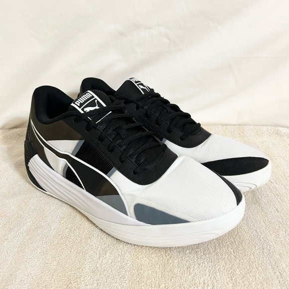 Puma Fusion Nitro Team Black/White size 11.5 MEN’S BASKETBALL SHOES - Picture 2 of 9